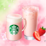 スターバックス「いちご 桜 ソイ ラテ」