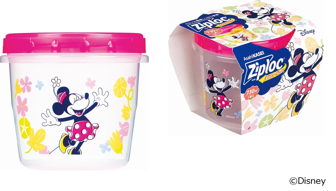 ジップロック スクリューロック　730ml 1個入 ＜Disney＞ 25