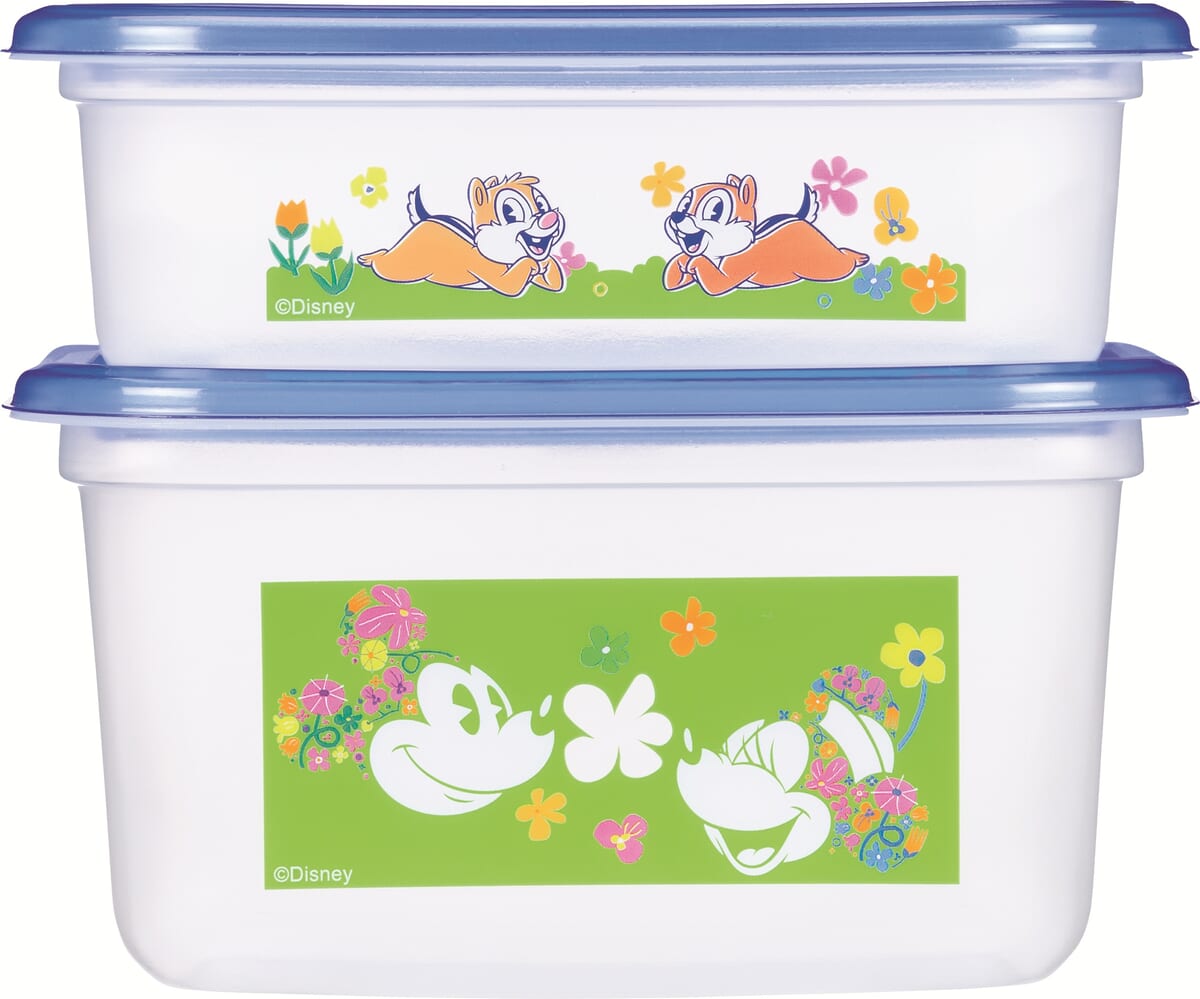 02ジップロック コンテナー　長方形480ml&820ml 各1個入 ＜Disney＞ 25