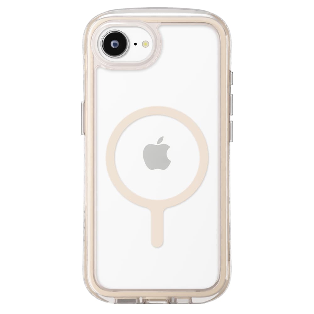 PGA Premium Style「iPhone 16e用 MagSafe対応 エアクッションケース」モカ2