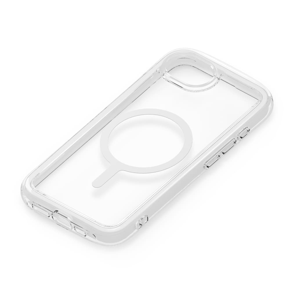 PGA Premium Style「iPhone 16e用 MagSafe対応 エアクッションケース」スノー1