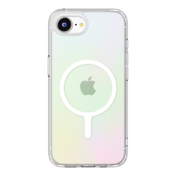 PGA Premium Style「iPhone 16e用 MagSafe対応 ハイブリッドケース」オーロラ2