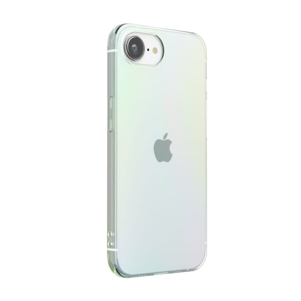 PGA「iPhone 16e用 クリアソフトケース [オーロラ]」2