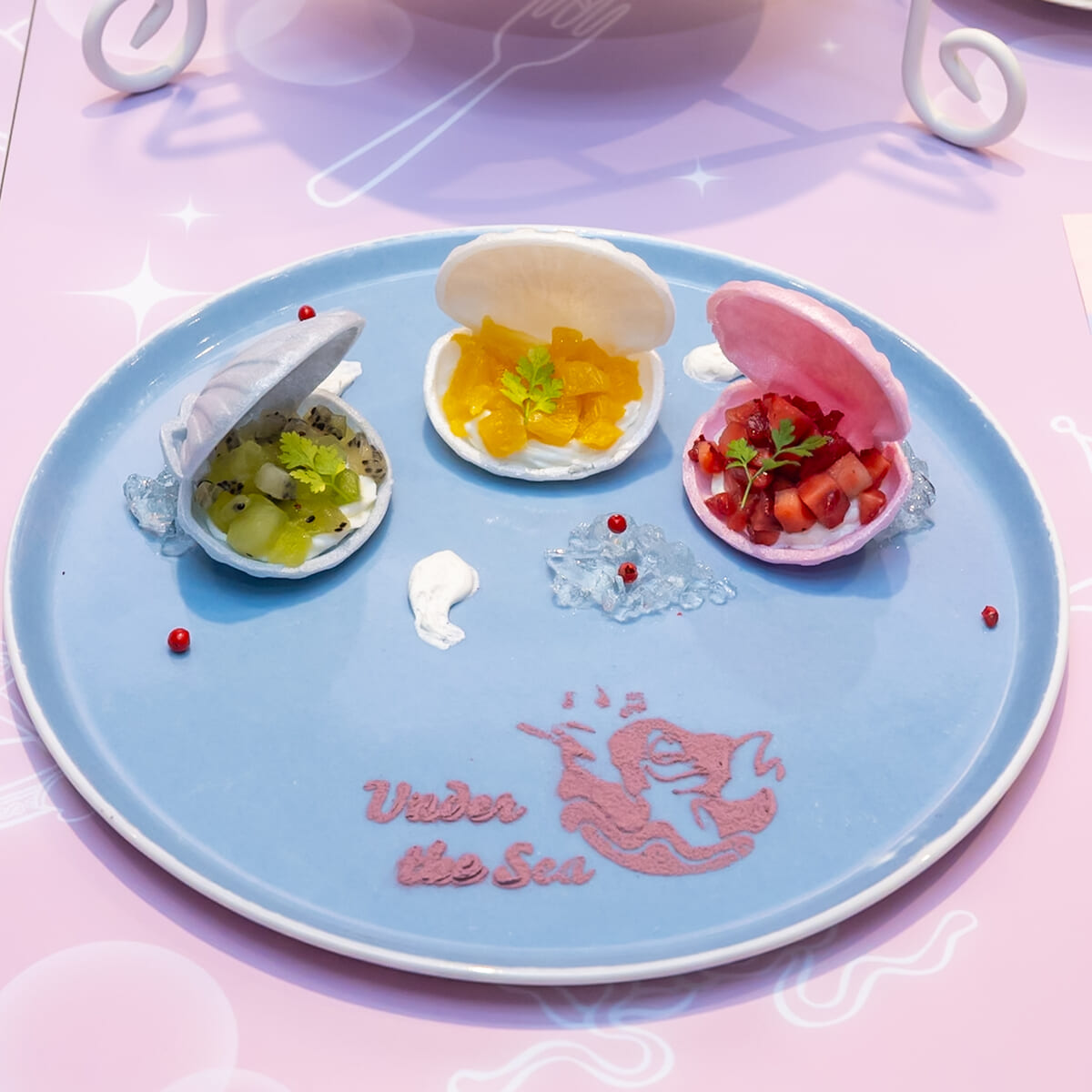 貝殻のフルーツヨーグルト2