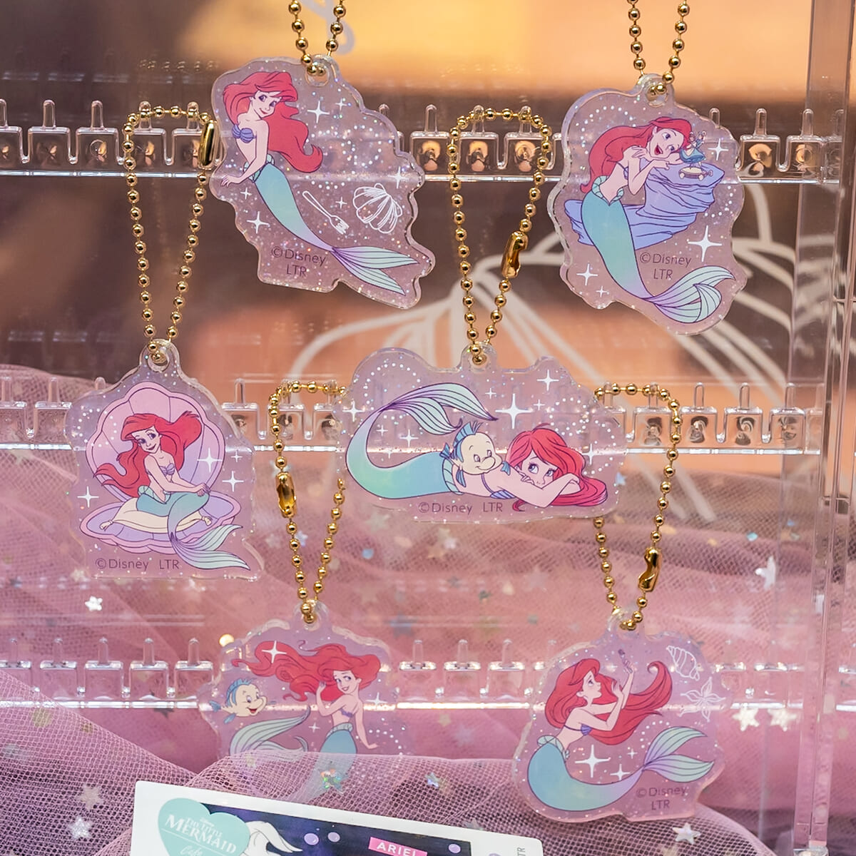ラメアクリルキーホルダー