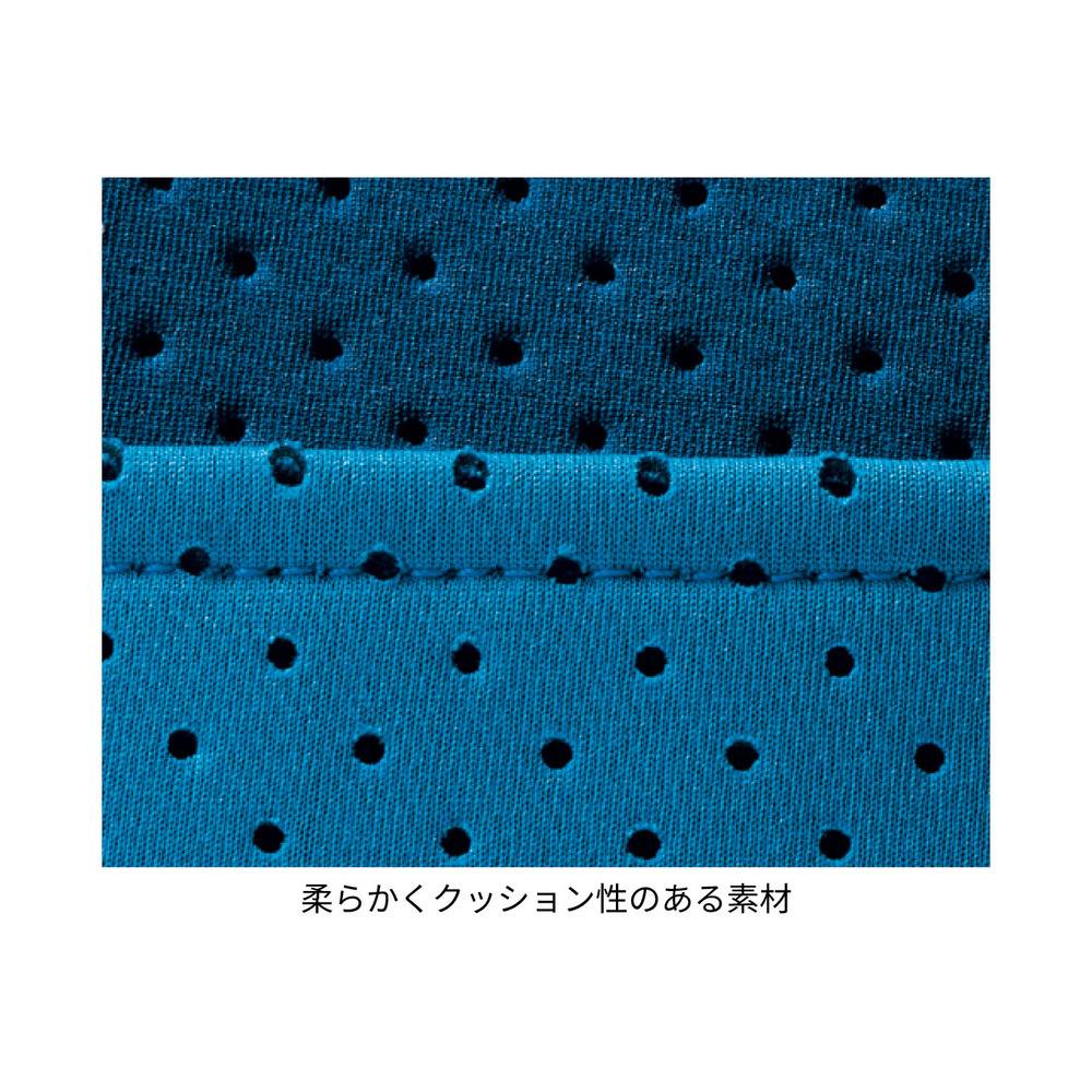 柔らかクッション素材の2WAYショルダーバッグ 素材アップ