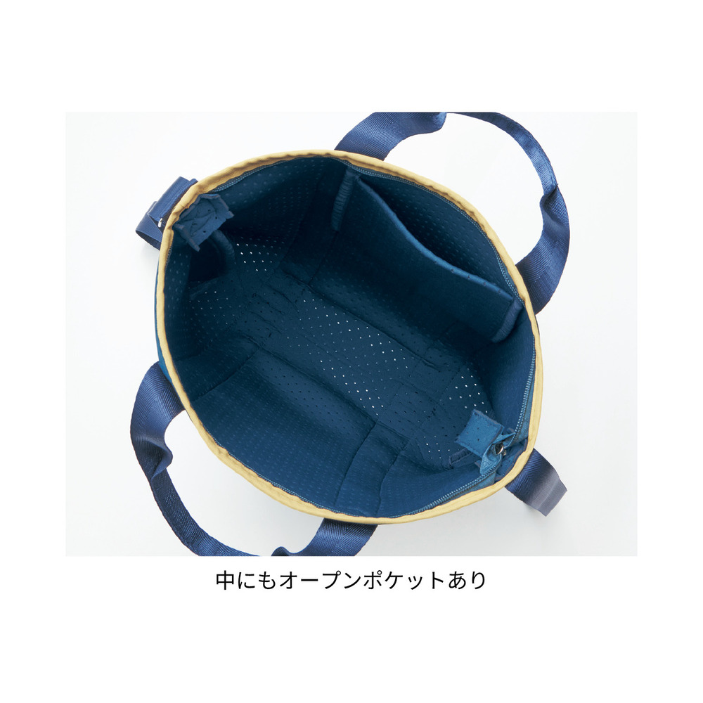 柔らかクッション素材の2WAYショルダーバッグ オープン時