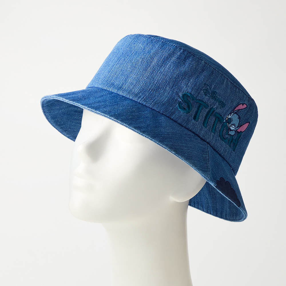 デニム刺繍バケットハット