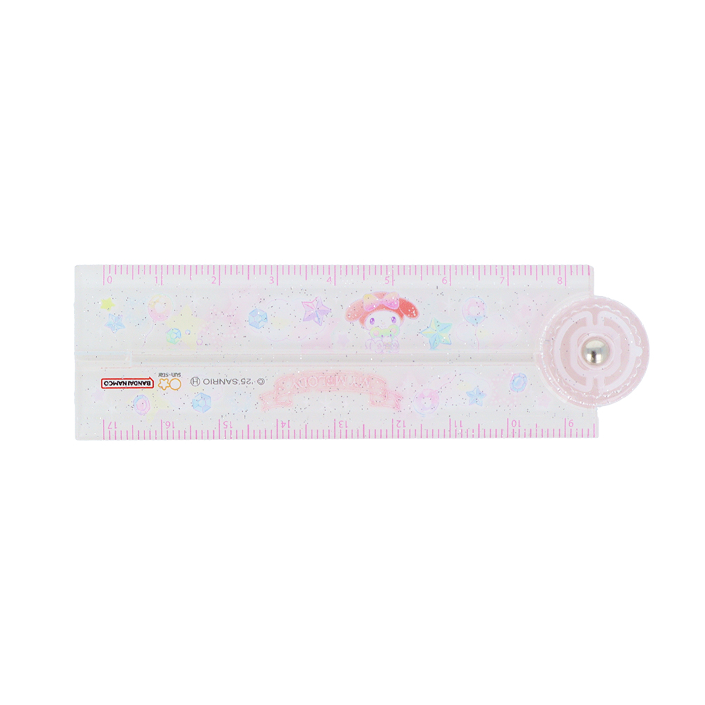 折りたたみ17cm定規　マイメロディ（折畳み時）