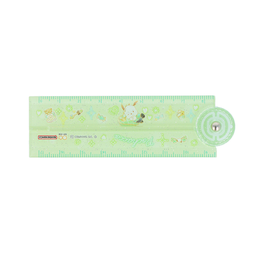 折りたたみ17cm定規　ポチャッコ（おりたたみ）