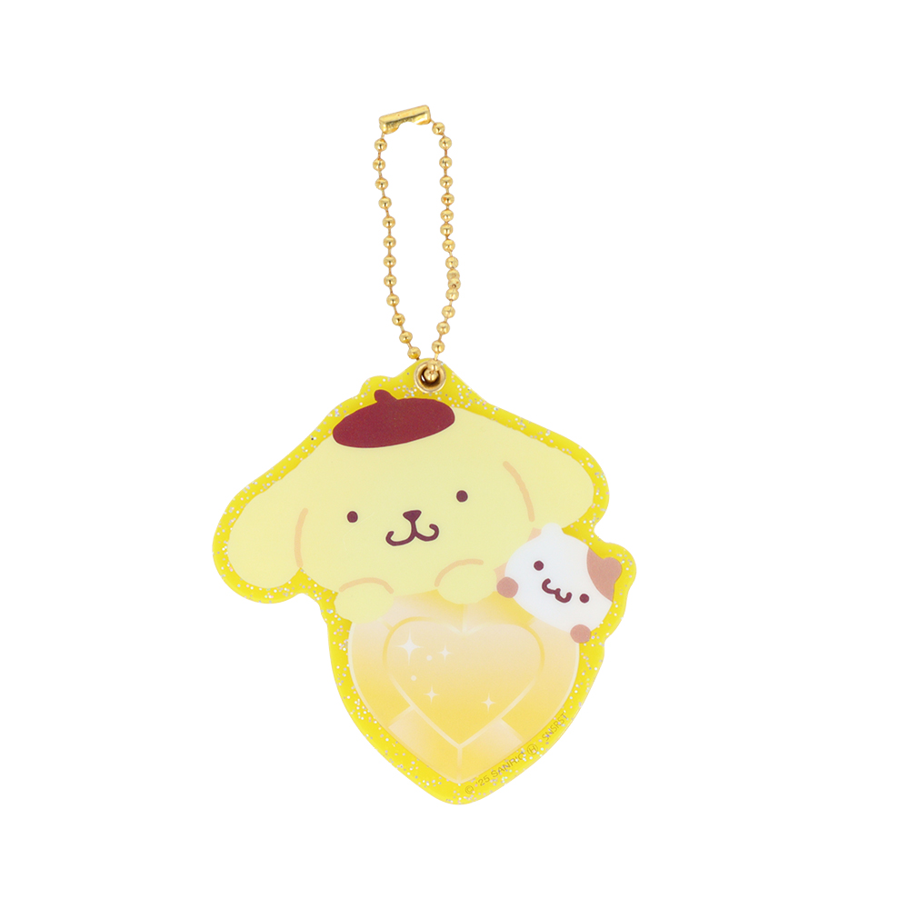 ミラー付アクキー　ポムポムプリン＆マフィン