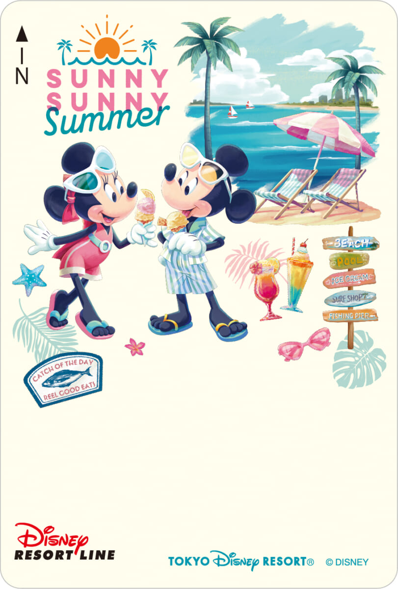 ディズニーリゾートライン「SUNNY SUNNY Summer」フリーきっぷ