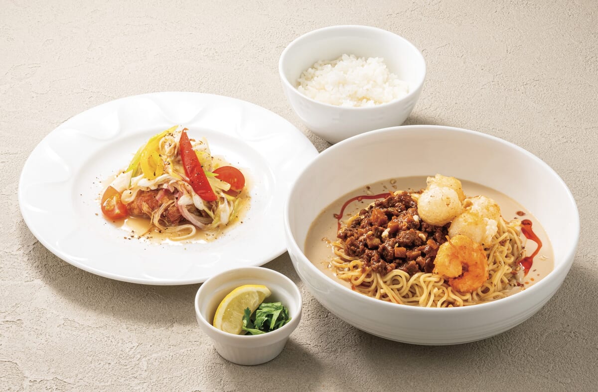オリエンタル冷やし豆乳担々麺～The answer to Asian noodle～　セット