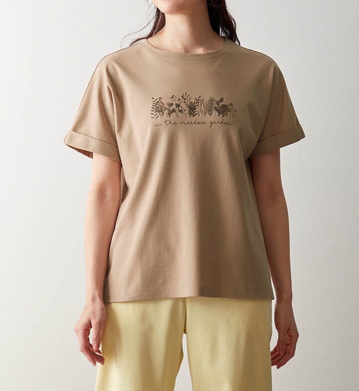 大人の隠れた味方！汗ジミが目立ちにくいプリントTシャツ　プーさん