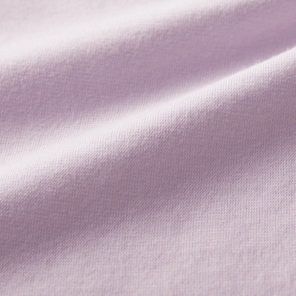 名札ココ袖フリル付きフレアTシャツ　素材アップ