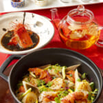 カンナ_オマール海老と帆立貝のココットご飯 トリュフ香る金目鯛の煮つけ