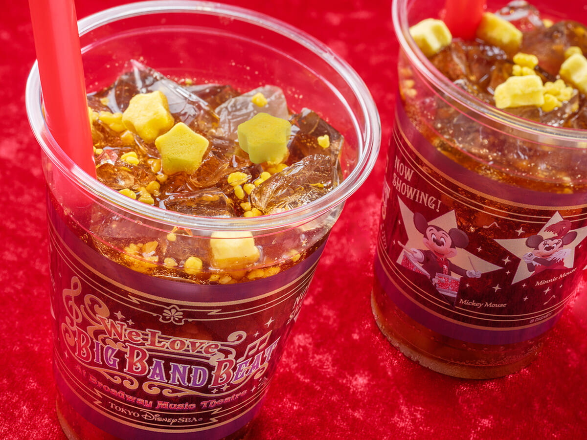 東京ディズニーシー「We Love ビッグバンドビート」スパークリングドリンク（コカ・コーラ＆アップル）