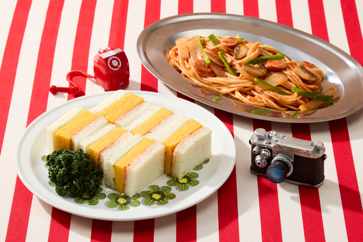 厚焼き玉子サンド/ナポリタン