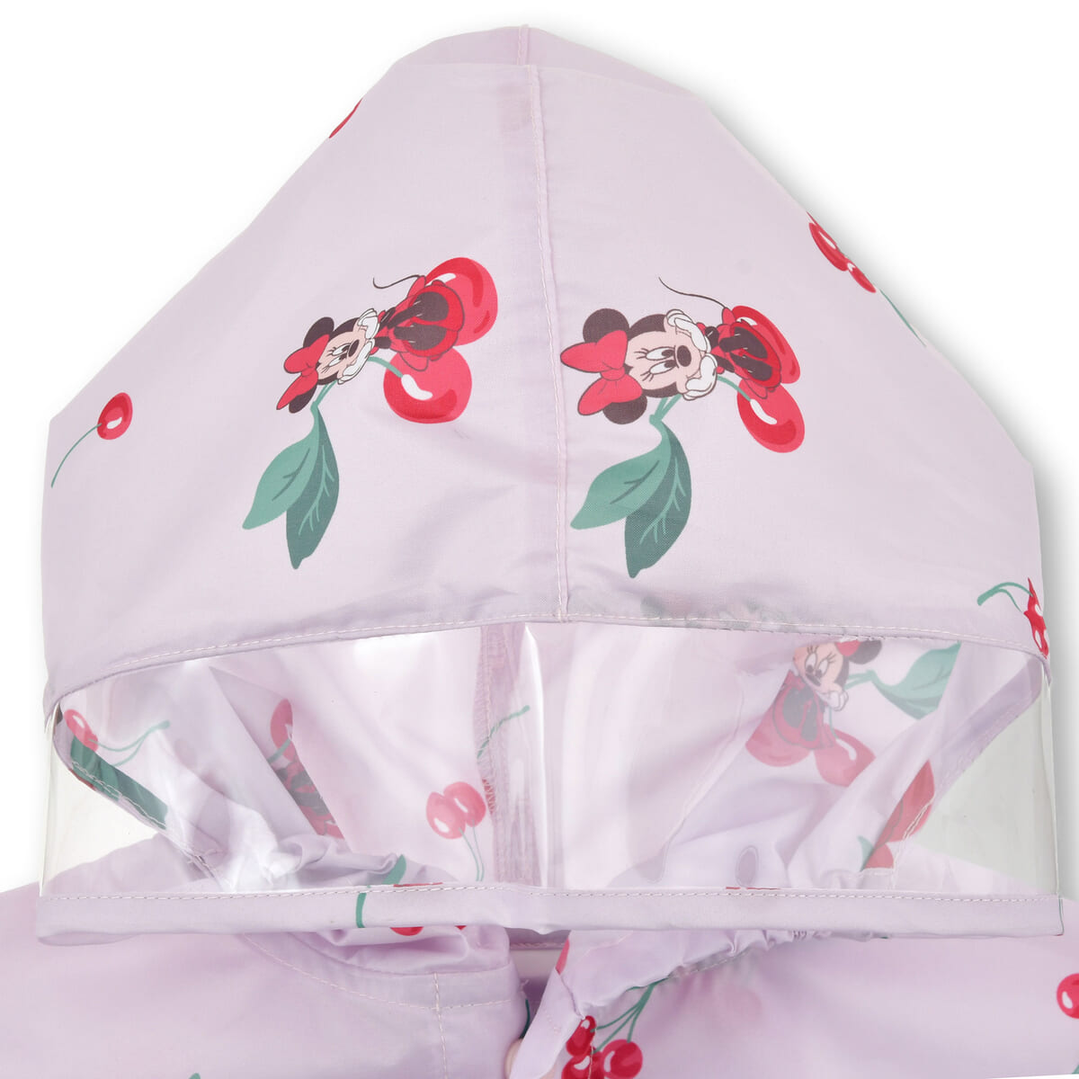 【キッズ用】ミニー キッズ用レインコート リフレクター バッグ入り Cherry RAINY DAY03