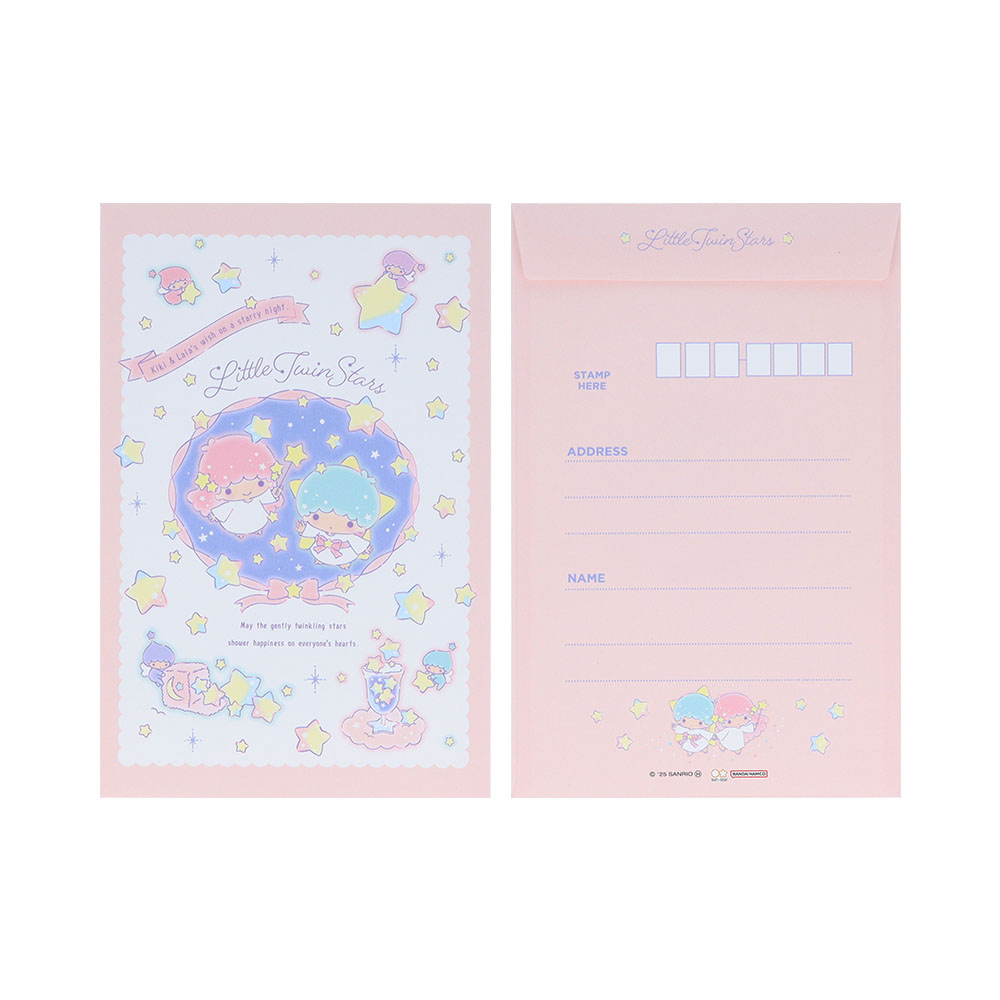 レターセット リトルツインスターズ 夜空 封筒2