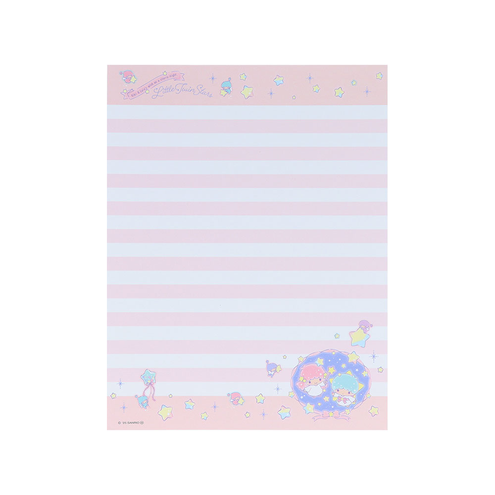 レターセット リトルツインスターズ 夜空 便箋2