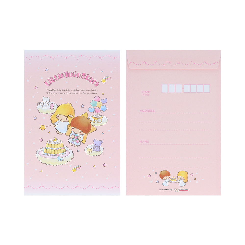 レターセット リトルツインスターズ レトロ 封筒2