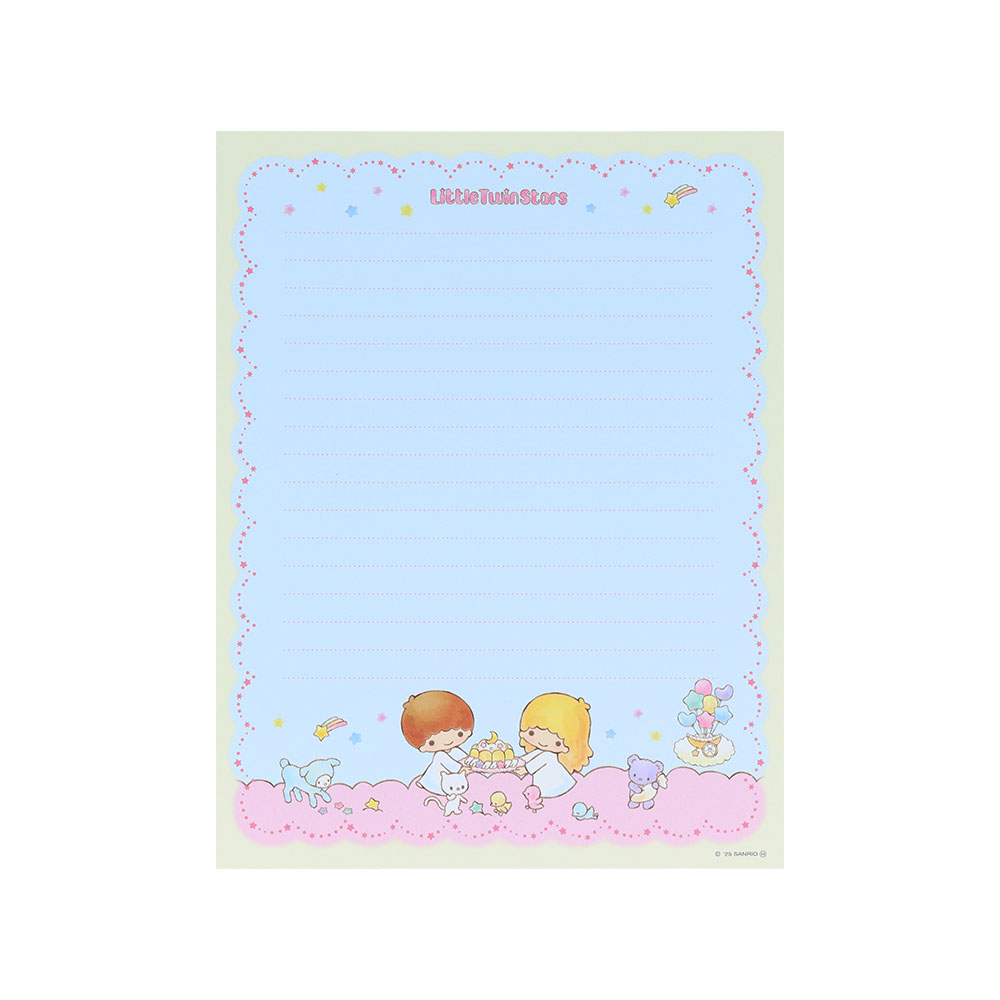 レターセット リトルツインスターズ レトロ 便箋