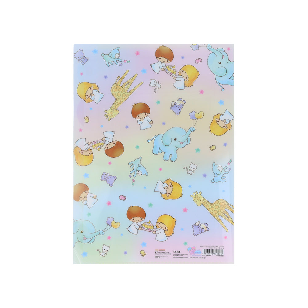 ダイカットクリアファイル 5P リトルツインスターズ レトロ02