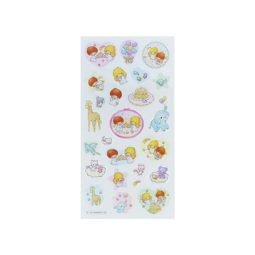 ぷっくりシール リトルツインスターズ レトロ02