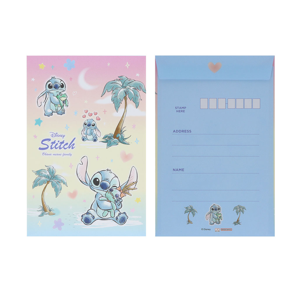 レターセット　水彩　封筒1