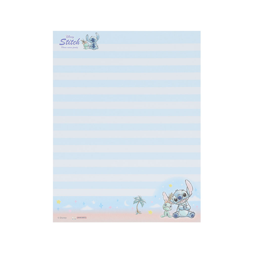 レターセット　水彩　便箋2