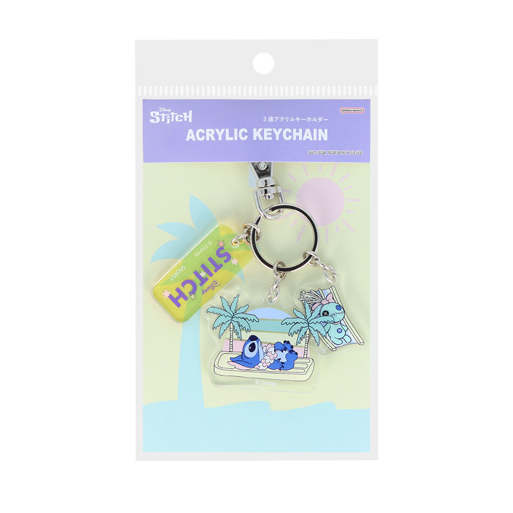 3連アクリルキーホルダー