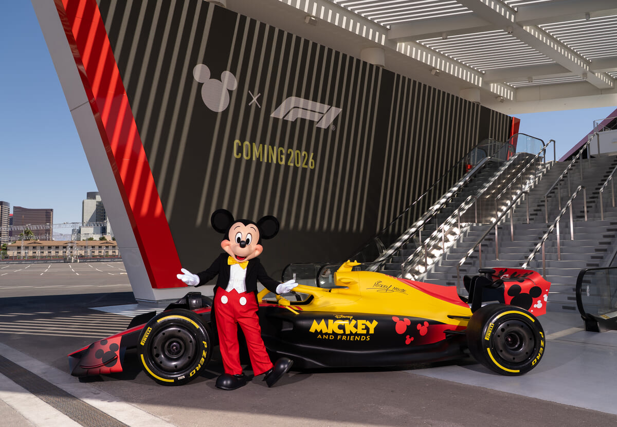 F1／ディズニー「ミッキー＆フレンズ」コラボレーション