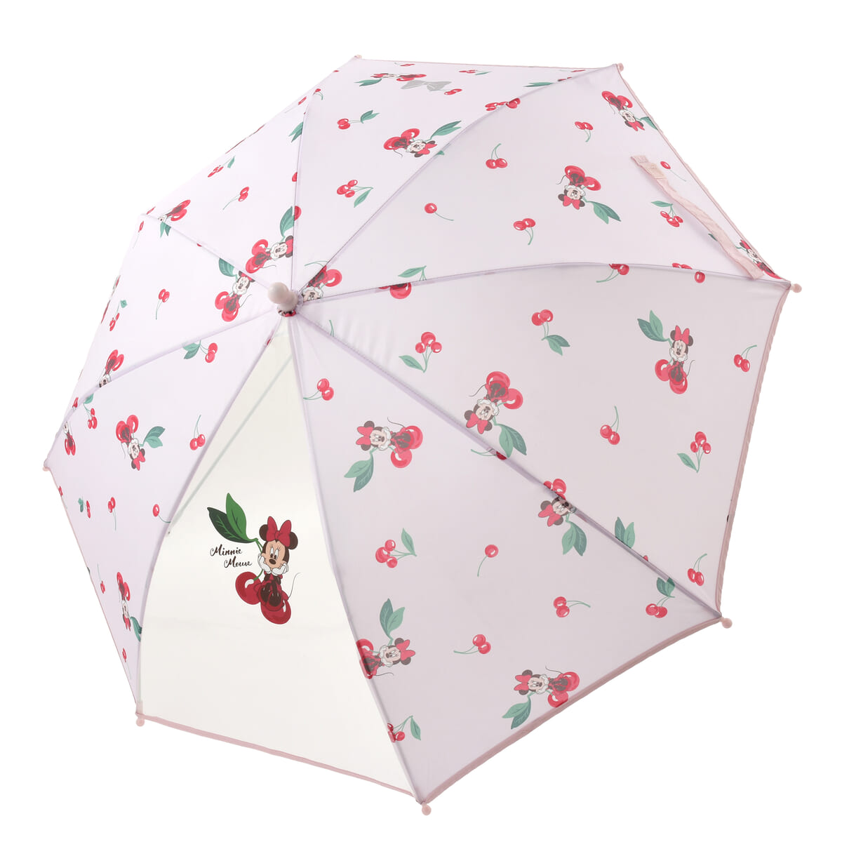 【キッズ用】ミニー キッズ用長傘 リフレクター Cherry RAINY DAY