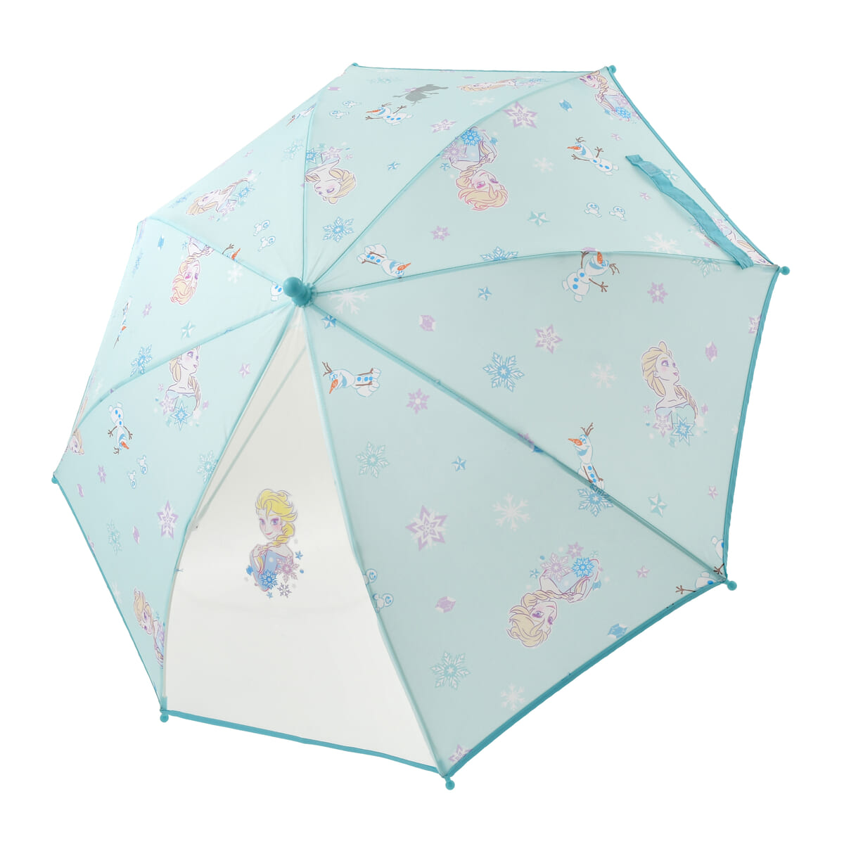 【キッズ用】エルサ、オラフ、スノーギース キッズ用長傘 リフレクター ソフトカラー RAINY DAY