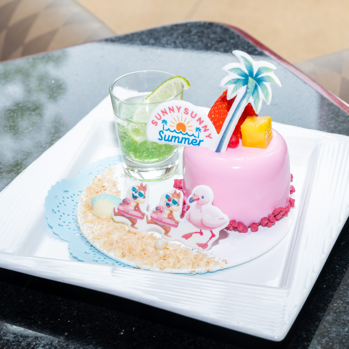 “Sunny Sunny Summer”ケーキセット　撮影