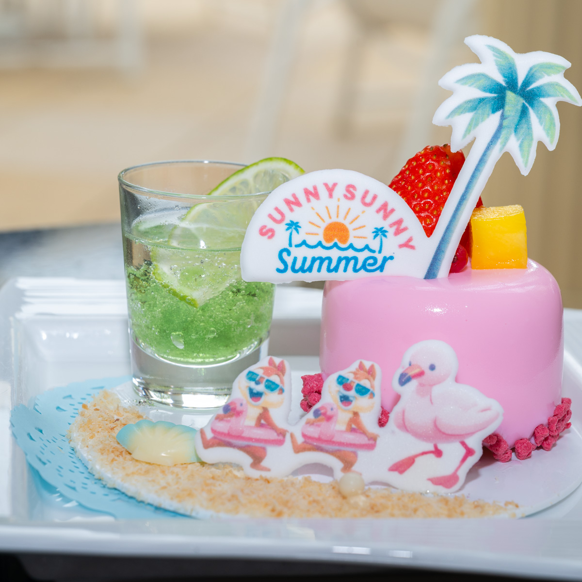 “Sunny Sunny Summer”ケーキセット　撮影2