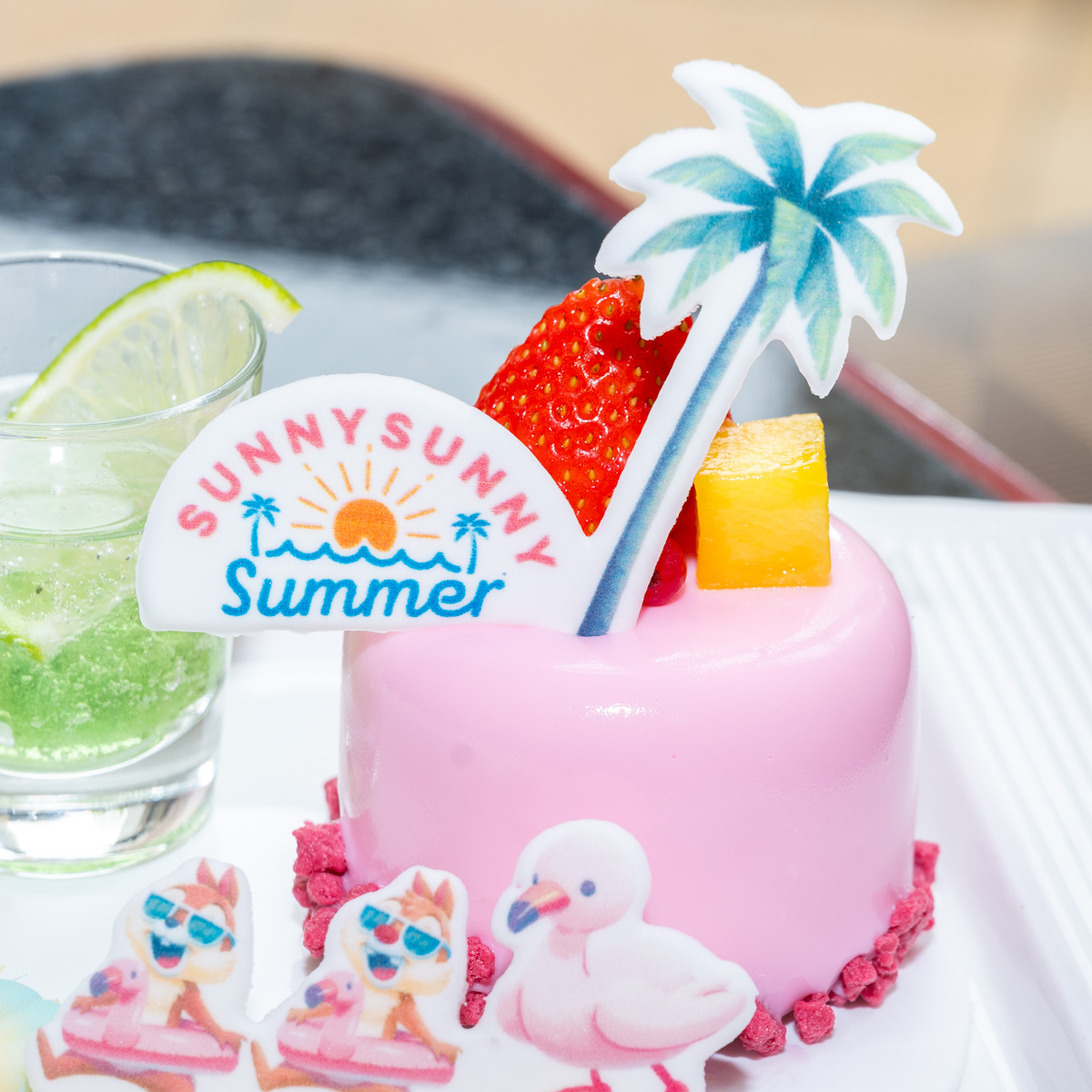 “Sunny Sunny Summer”ケーキセット　撮影3