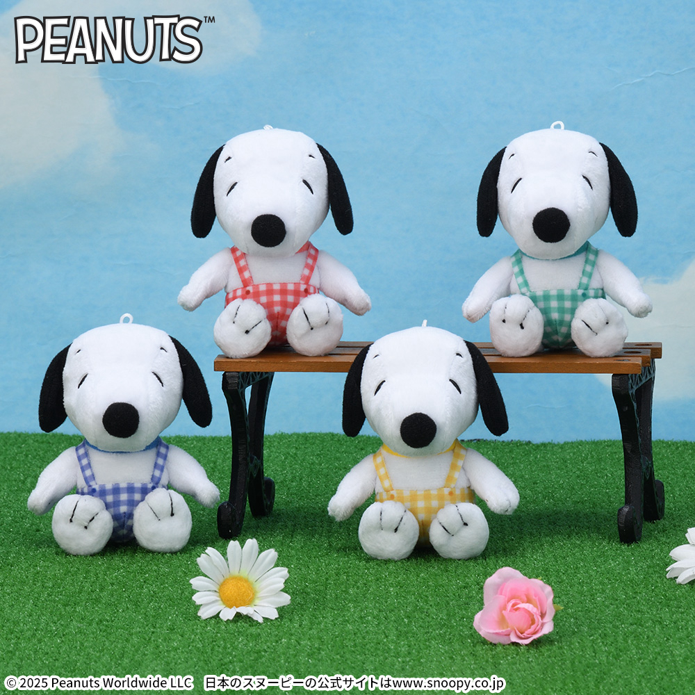 SNOOPY　マスコット　～カラフルオーバーオール～