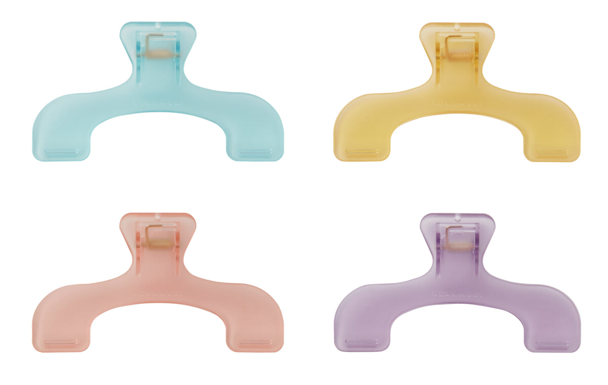 サンスター文具「ウカンムリクリップ」シアーカラー ラインナップ