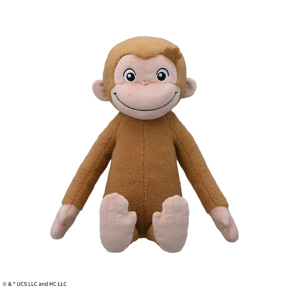 おさるのジョージ　スーパーラージぬいぐるみ　ふわもこ