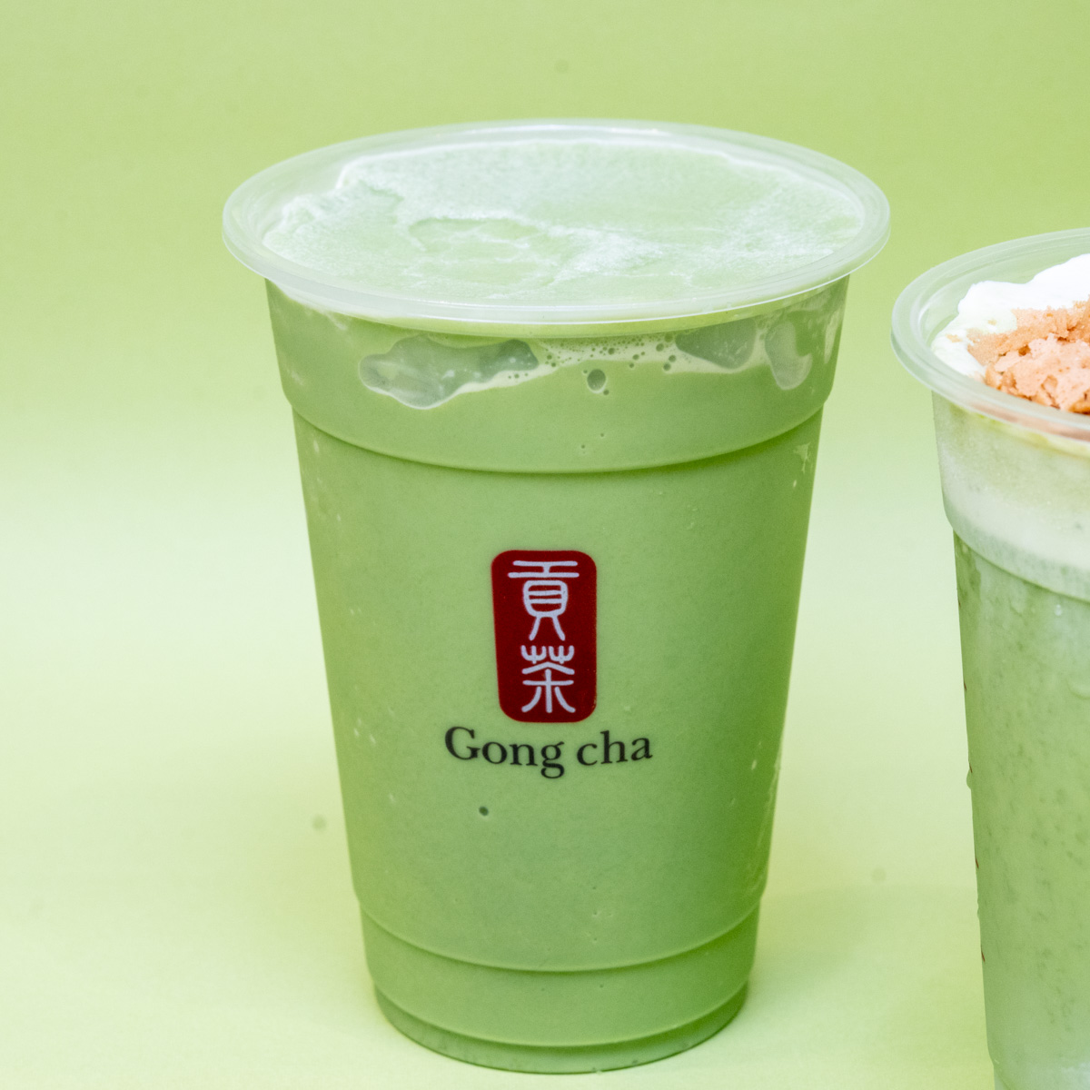 一番摘み抹茶 フローズンティー撮影