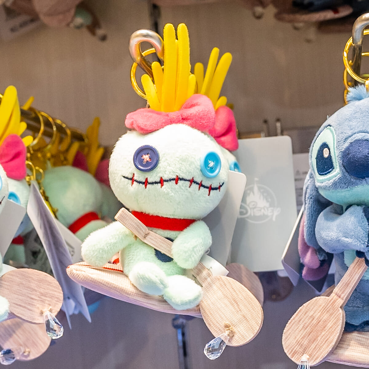 スクランプ ぬいぐるみキーホルダー・キーチェーン サップ Disney Stitch Day Collection2