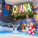 ディズニーフラッグシップ東京では、店舗がスティッチ一色に