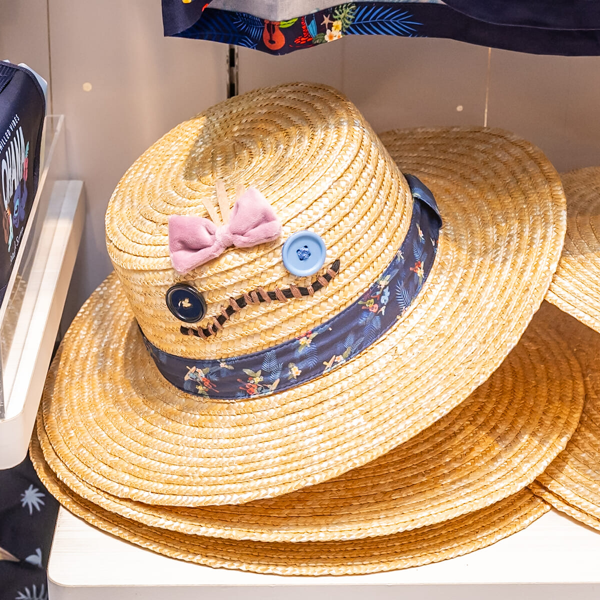 スティッチ＆スクランプ 帽子・ハット 麦わら Disney Stitch Day Collection2