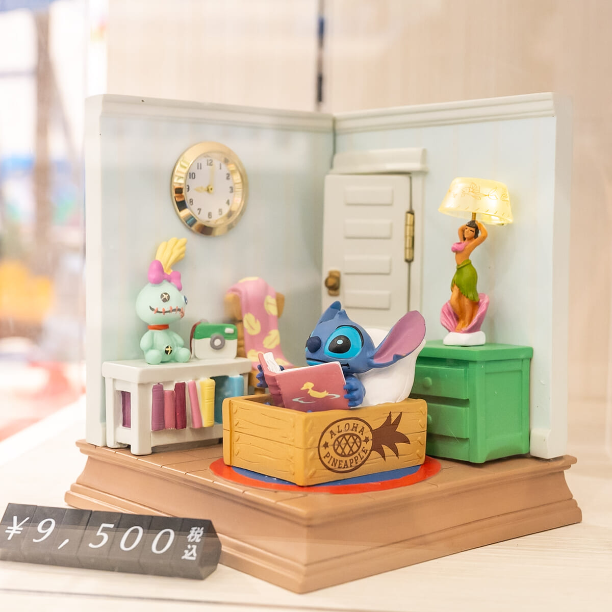 スティッチ＆スクランプ LEDライト 時計 Disney Stitch Day Collection2