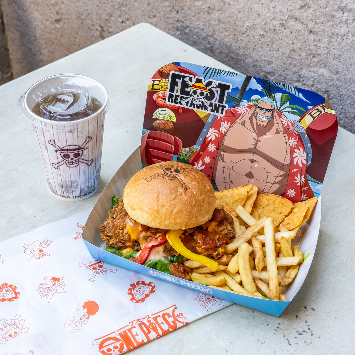 フランキーのケイジャン・フライドチキンバーガーセット2