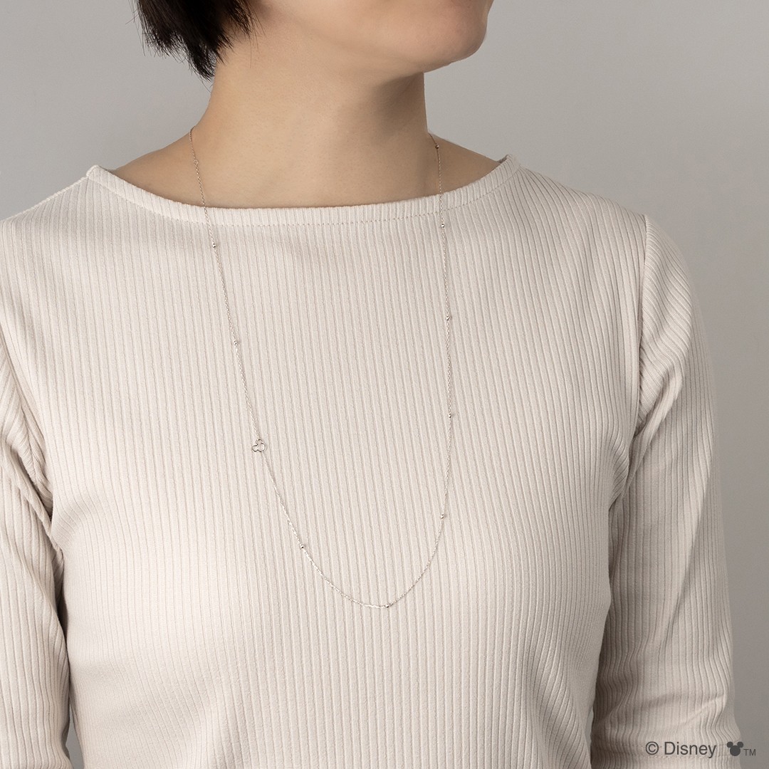 Mickey Mouse -Ball Chain Necklace- 着用イメージ