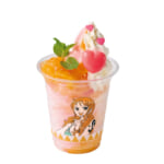 ナミさんへ捧げるフローズン・スムージー ブランマンジェ添え ～みかん&ピーチ～