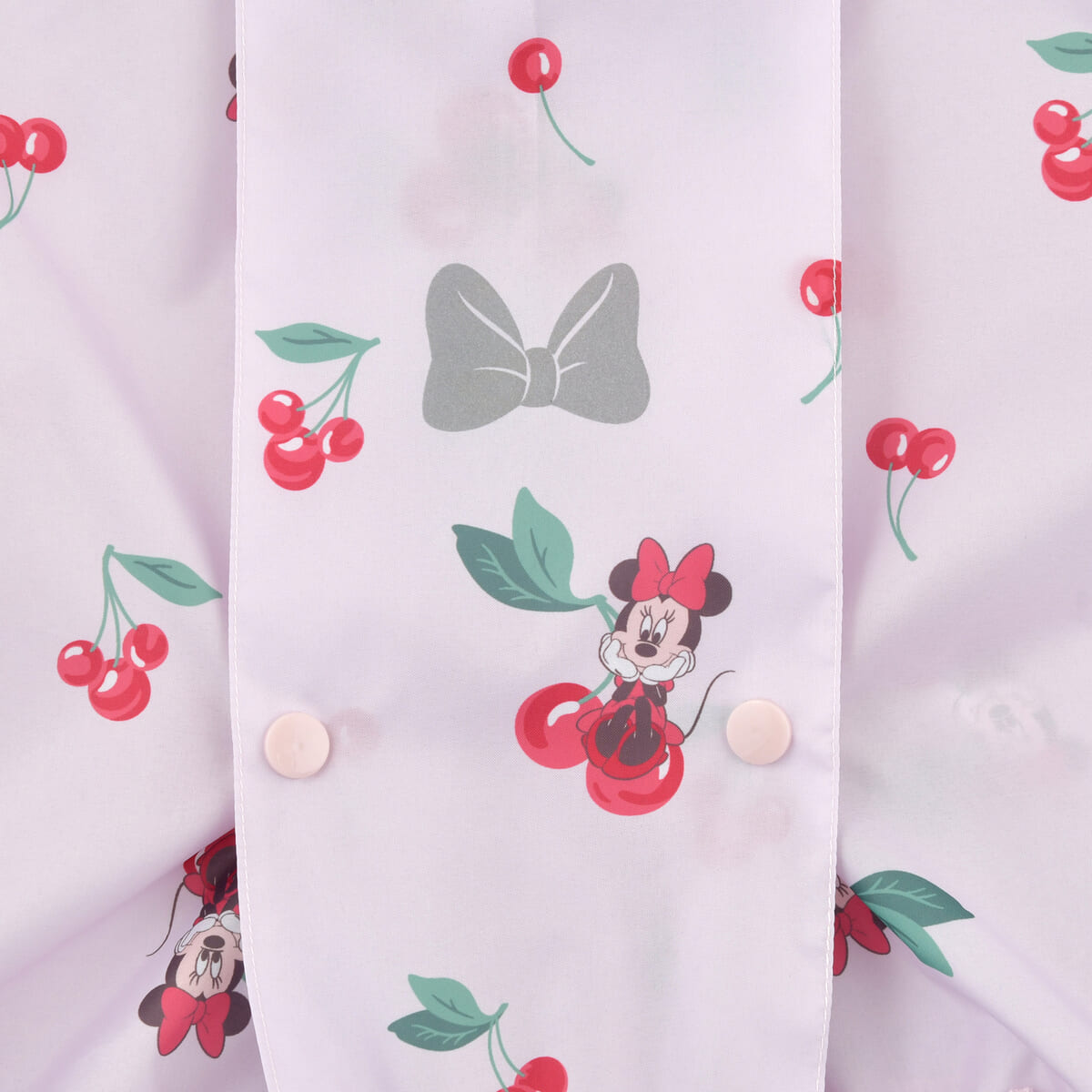 【キッズ用】ミニー キッズ用レインコート リフレクター バッグ入り Cherry RAINY DAY04